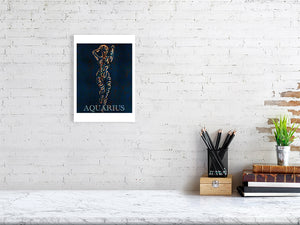 Aquarius print shown